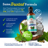 GuruNanda Cocomint Mouthwash Oil - Oil Pulling, Essential Oils & Vitamins, 8 oz