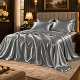 Satin 6-Piece Sheet Set - Luxurious & Silky, 16