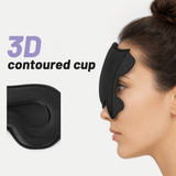 Sleep Mask — 3D Contoured Blackout Eye Mask