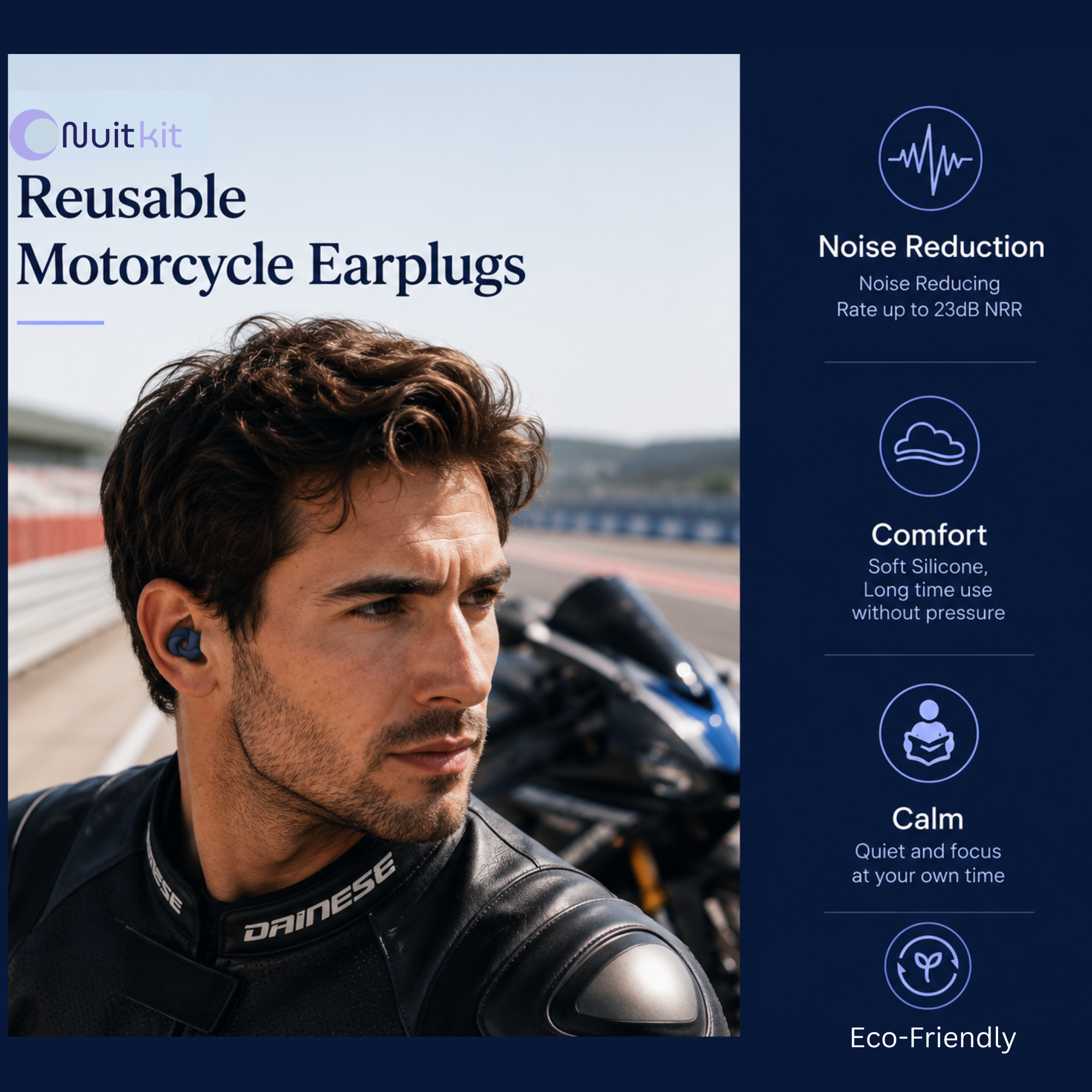 Silence Earplugs — Reusable Silicone Sleep Earplugs